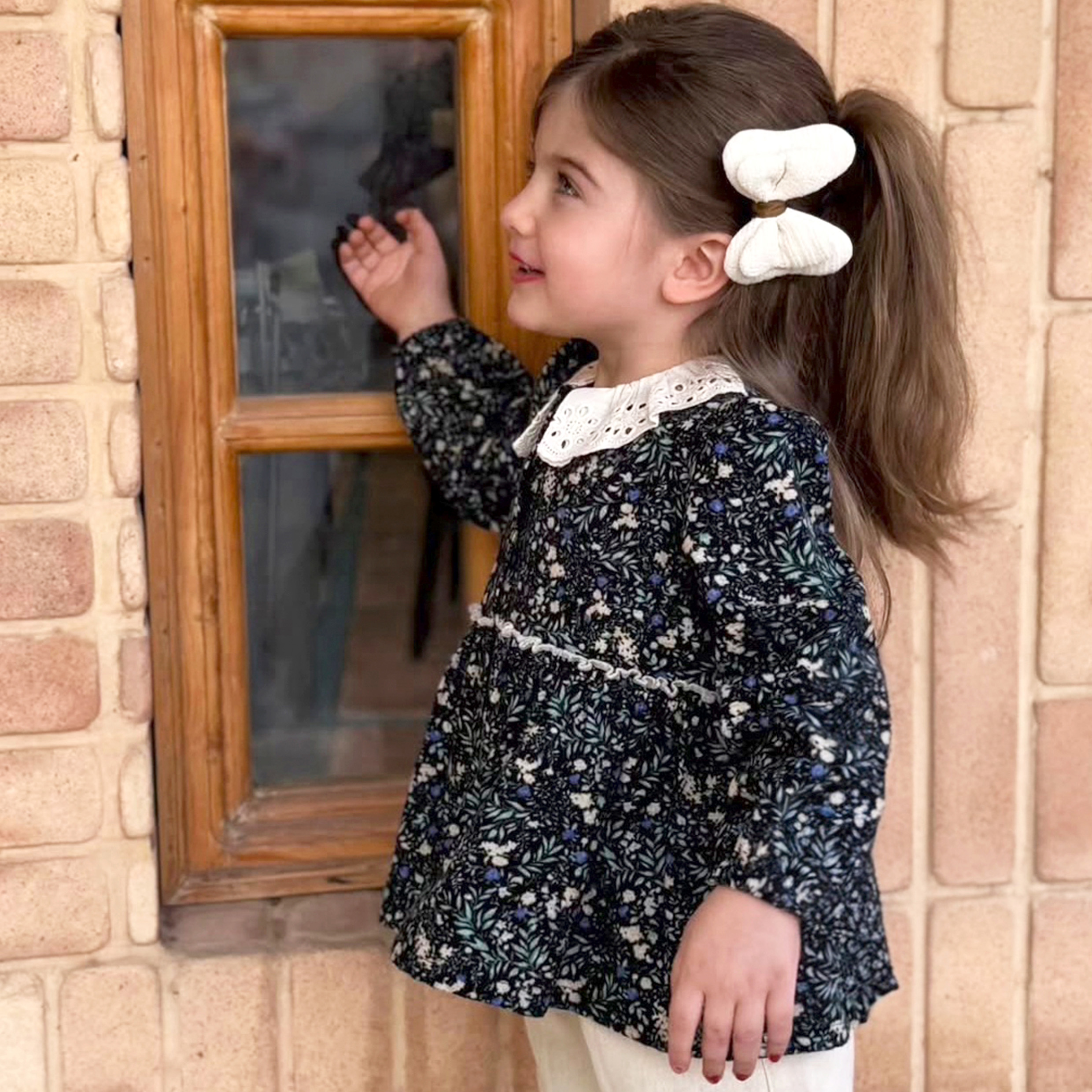 شومیز لینن دخترانه لیندا - تصویر 7